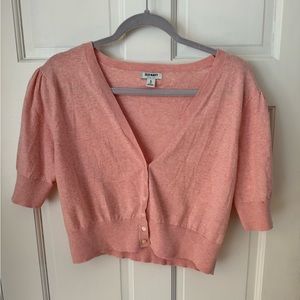 Pale pink cropped sweater